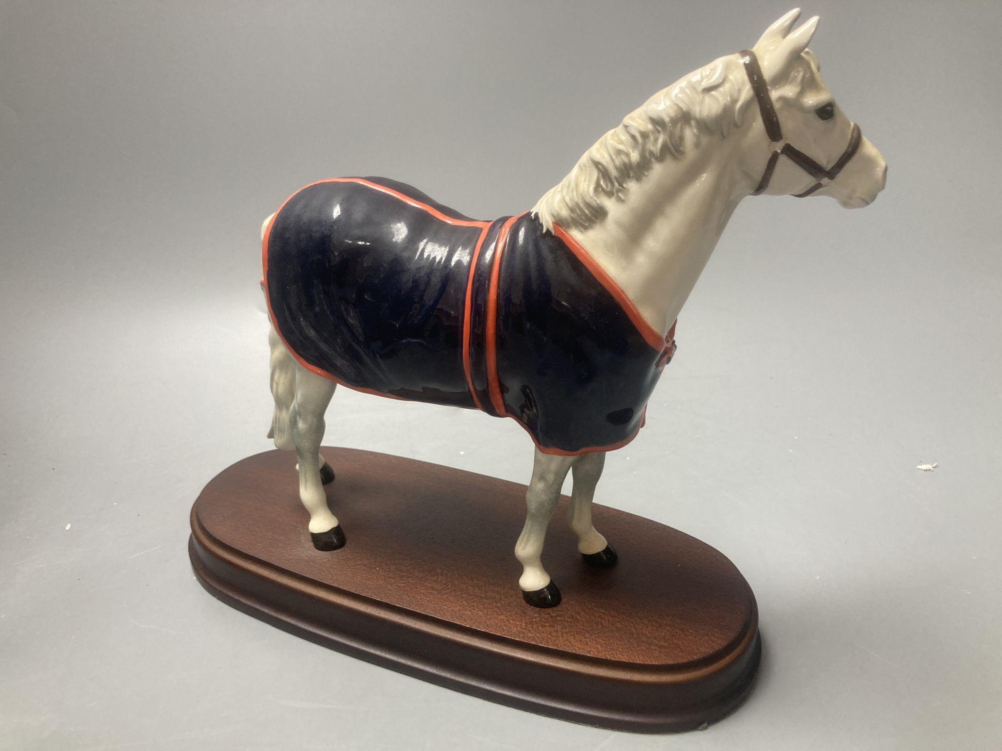 A Beswick Welsh Mountain pony and a Beswick Champion Welsh Mountain pony, tallest 23cm overall